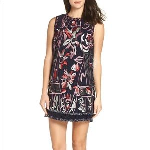 Foxiedox Embroidered Fringe Takeo Shift Dress